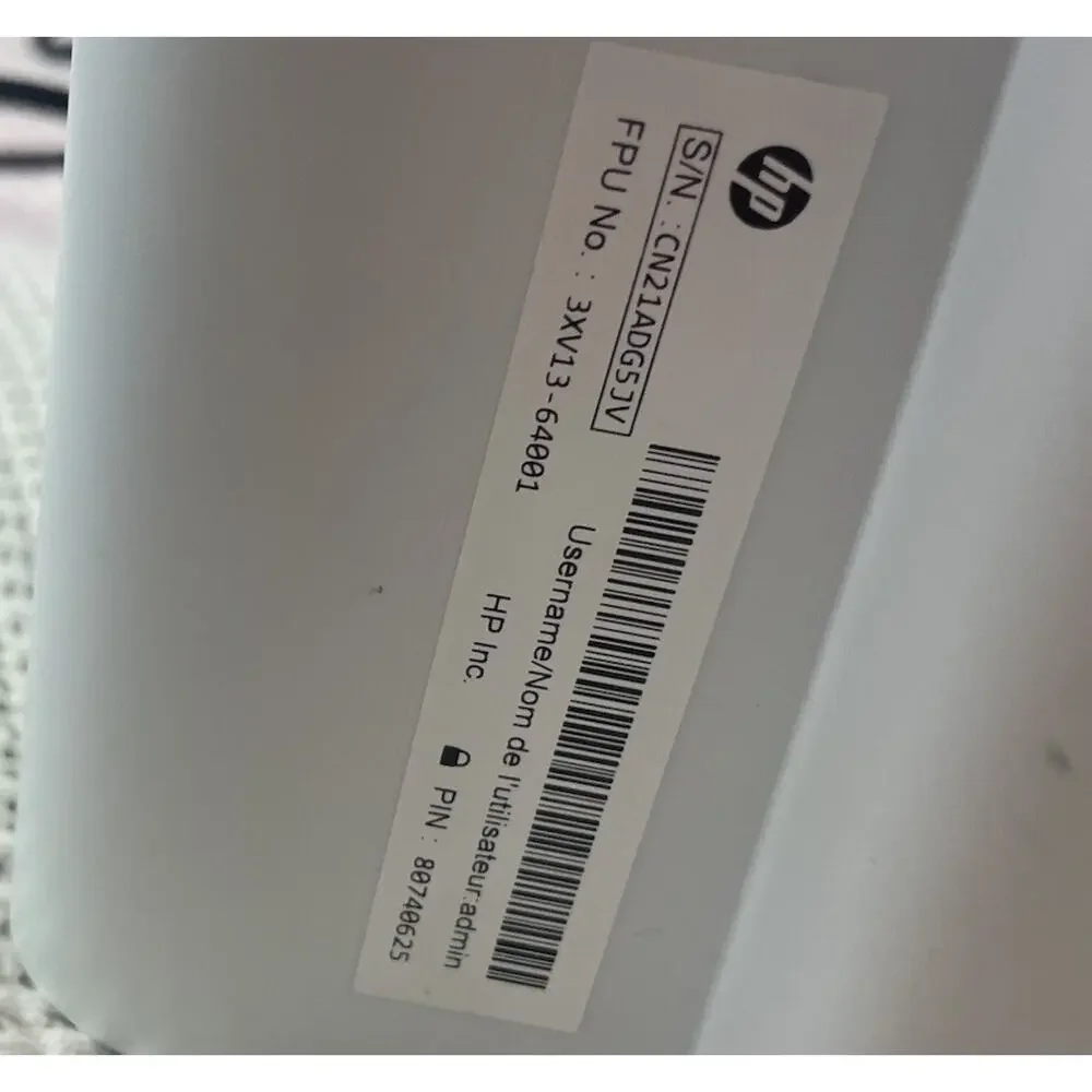 HP Deskjet 4100e SNPRC-1901-01 White Wireless All-in-One Printer: Working